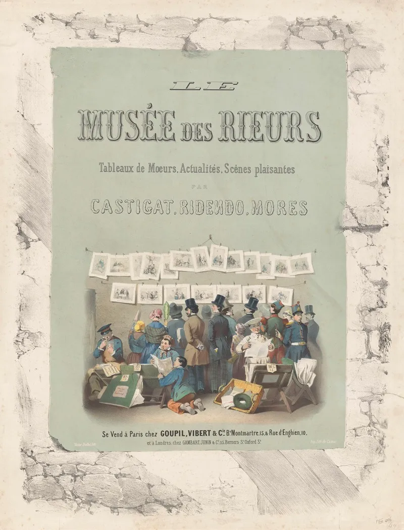 Le Musee Des Rieurs Wall Art by Victor Jean François Dollet - High-Resolution Digital Print