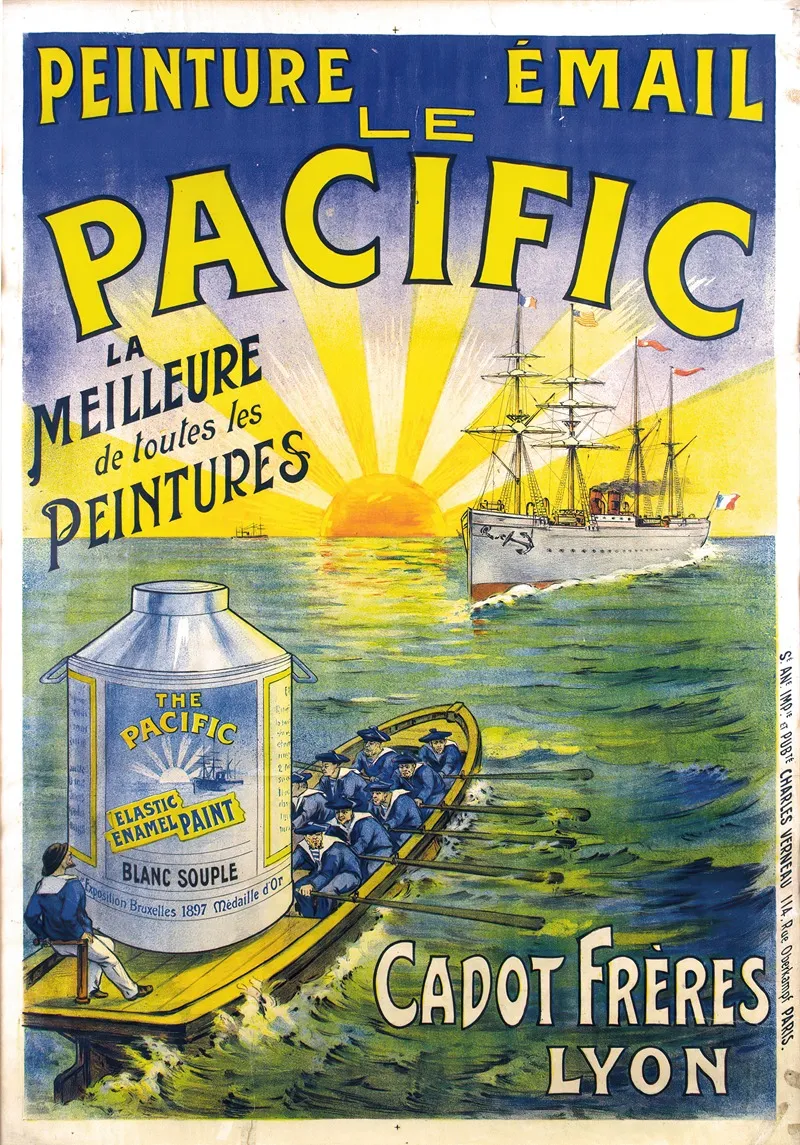 Le Pacific Wall Art by Imp. Charles Verneau - High-Resolution Digital Print