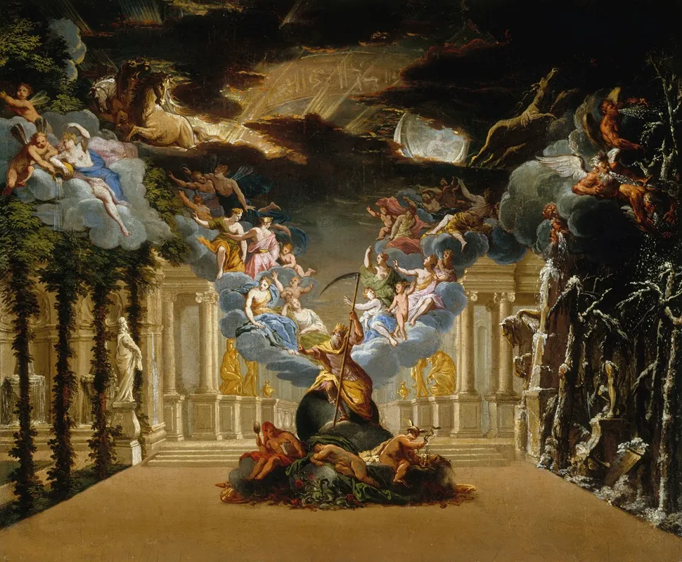 Le Palais Du Temps Wall Art by Jacques Vigoureux Duplessis - High-Resolution Digital Print