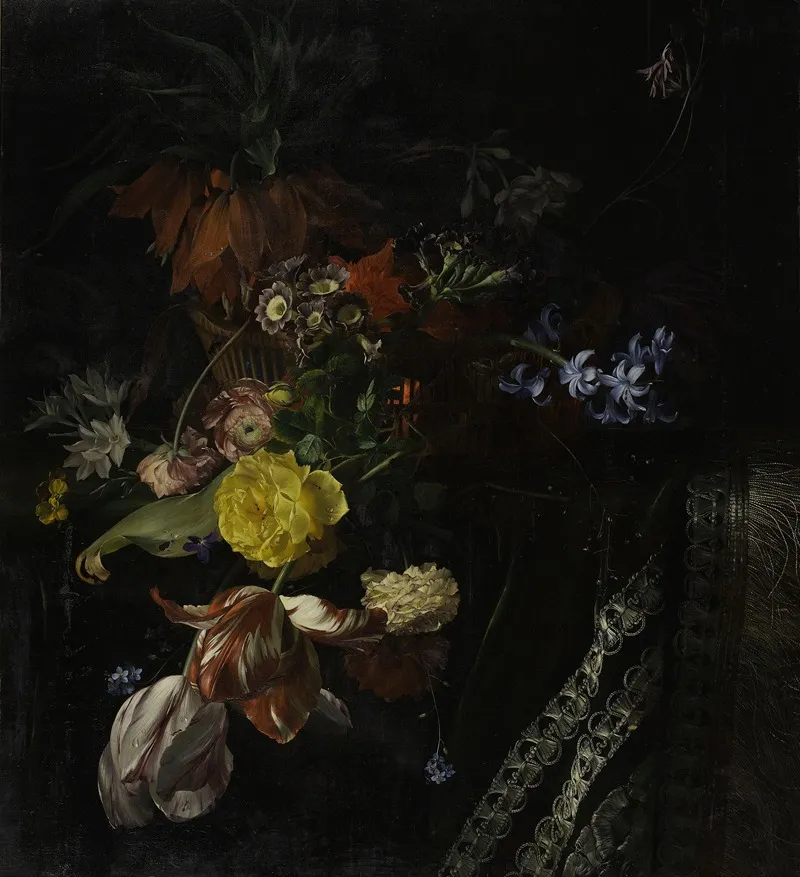 Le Panier De Fleurs Wall Art by Arthur Chaplin - High-Resolution Digital Print