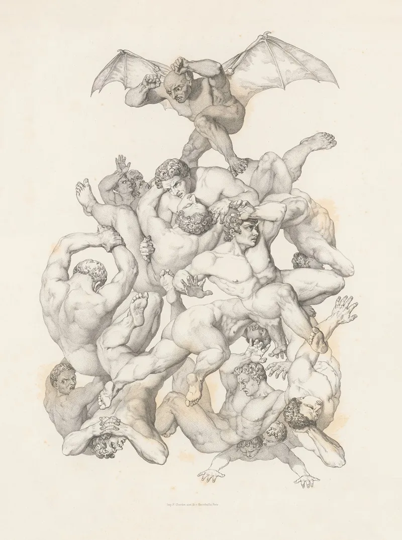 Le Paradis Perdu De Milton Frontispiece Wall Art by Alphonse de Lamartine - High-Resolution Digital Print