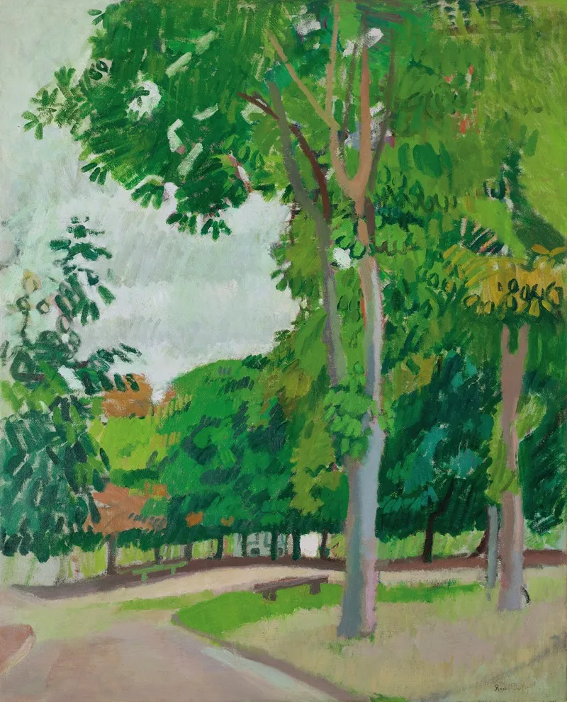 Le Parc 4 Wall Art by Raoul Dufy - High-Resolution Digital Print