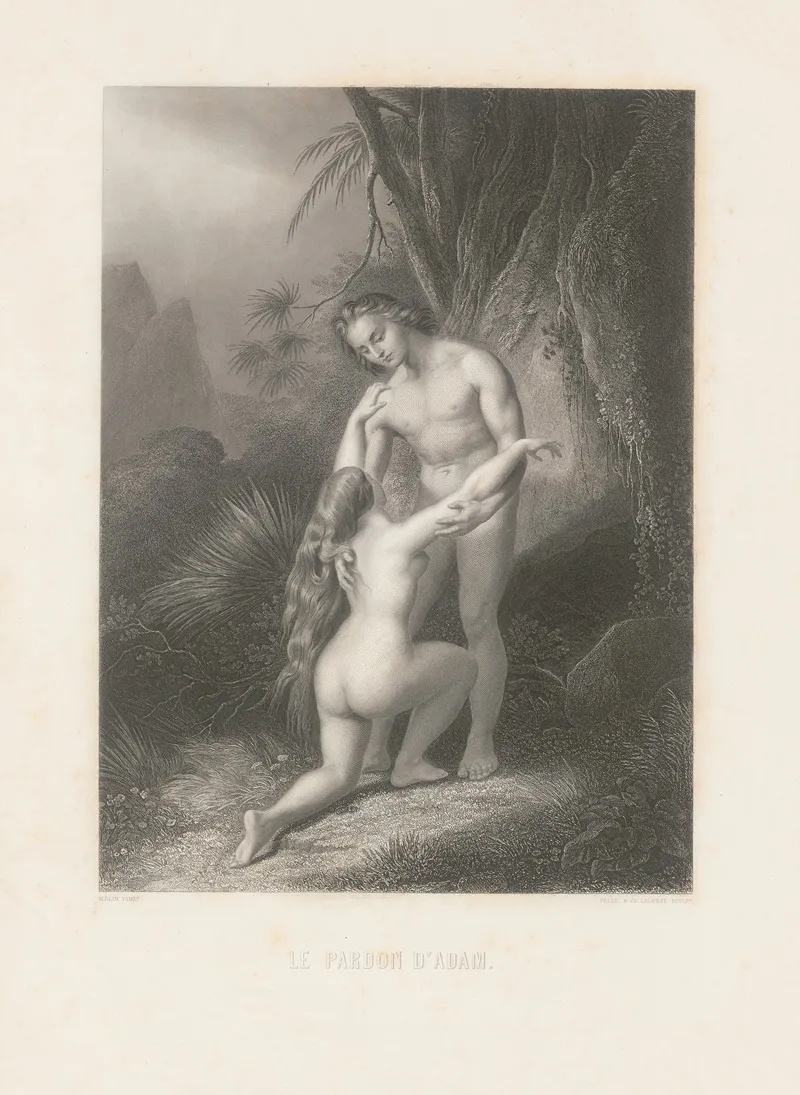 Le Pardon Dadam Wall Art by Alphonse de Lamartine - High-Resolution Digital Print