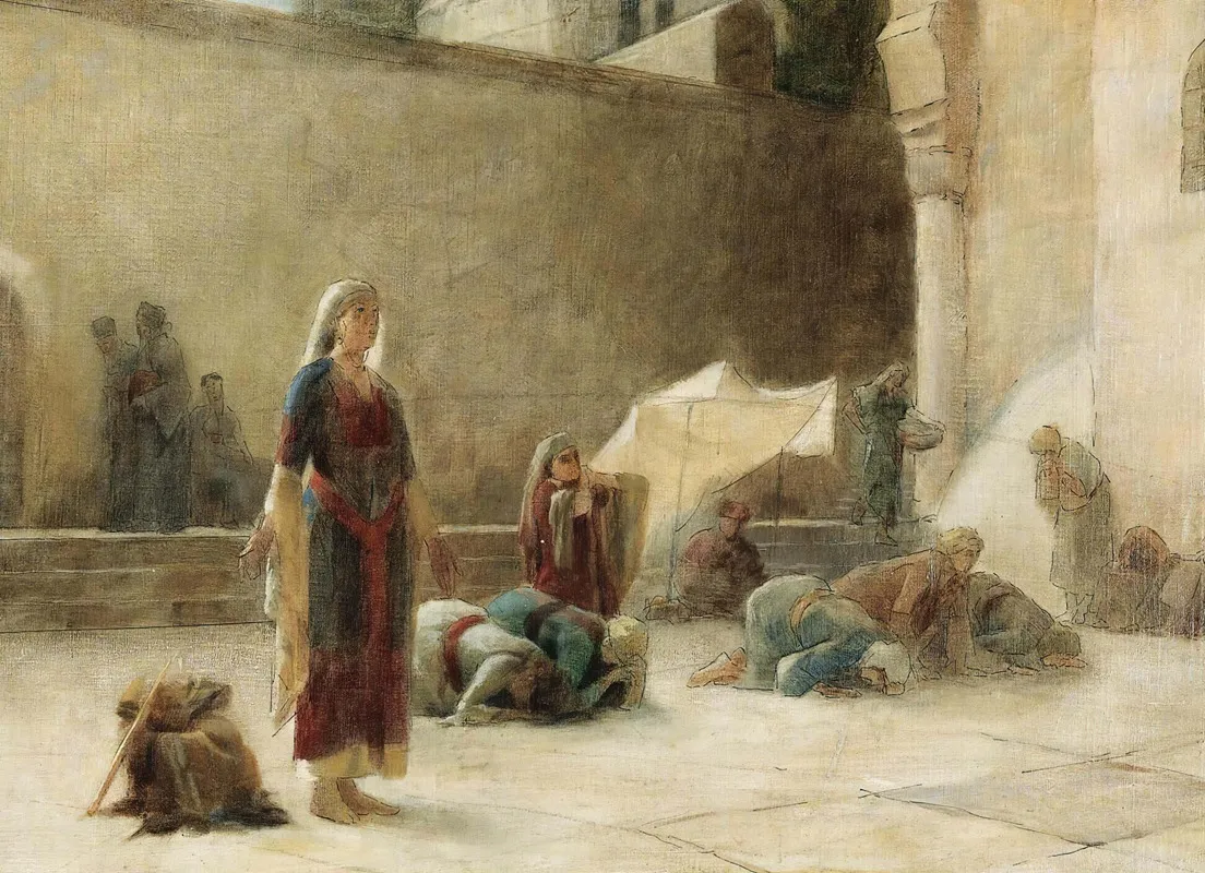 Le Parvis Du Saint Sepulcre A Jerusalem