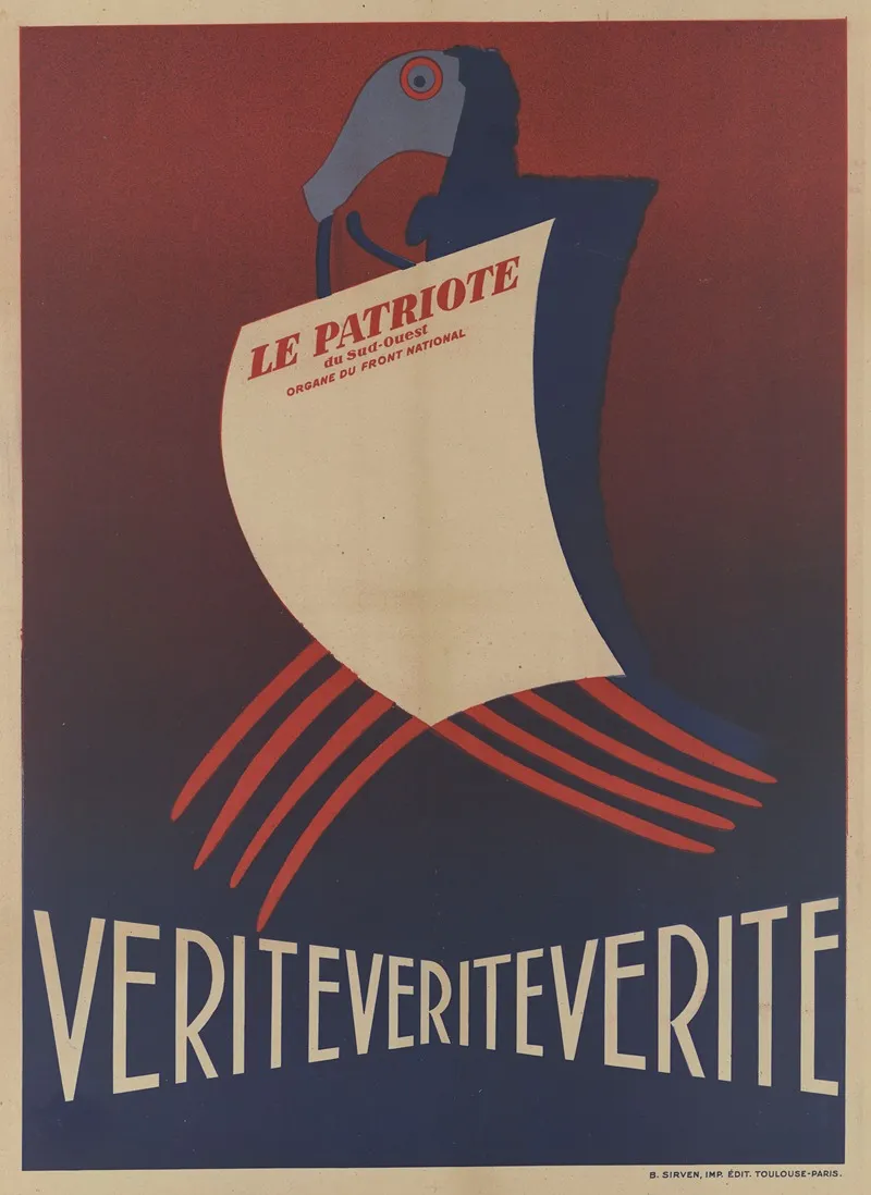 Le Patriote Du Sud Ouest Organe Du Front National Verite