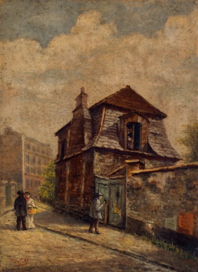 Le Pavillon De Chasse De M De Jullienne Ruelle Des Gobelins Wall Art by Paul Martellière - High-Resolution Digital Print
