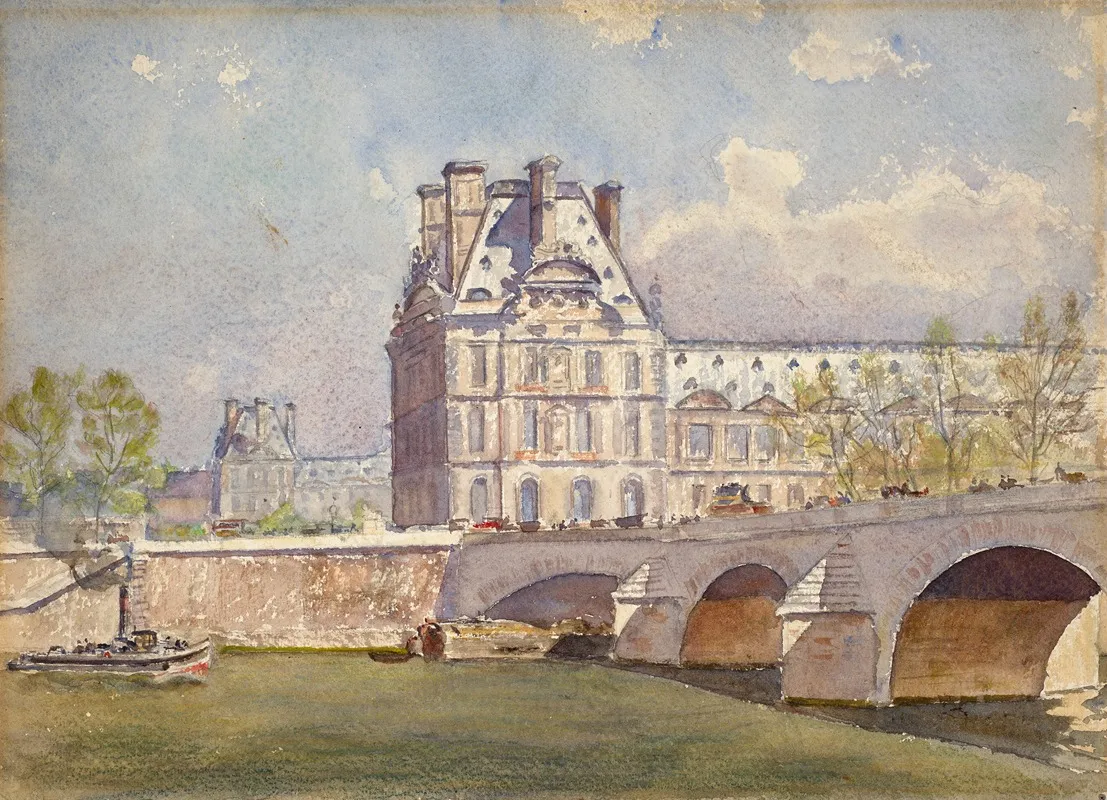 Le Pavillon De Flore 2 Wall Art by Guy De La Rochefoucauld - High-Resolution Digital Print