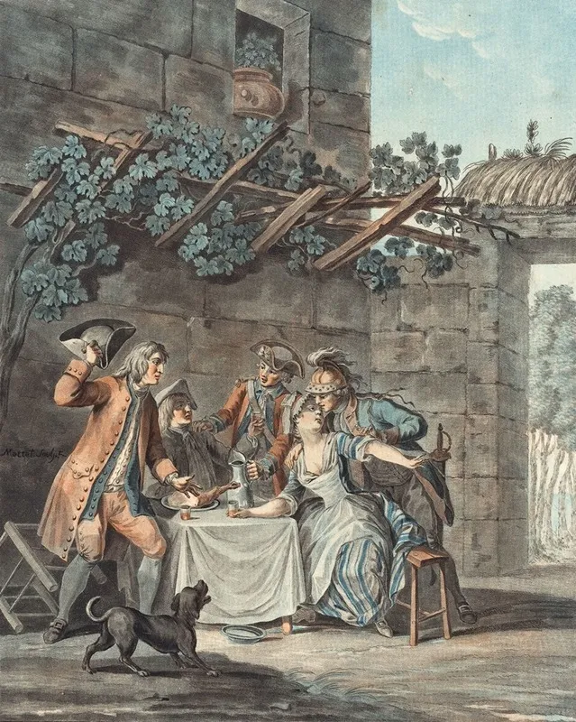Le Paysan Mecontent Wall Art by Jean-Baptiste Morret - High-Resolution Digital Print