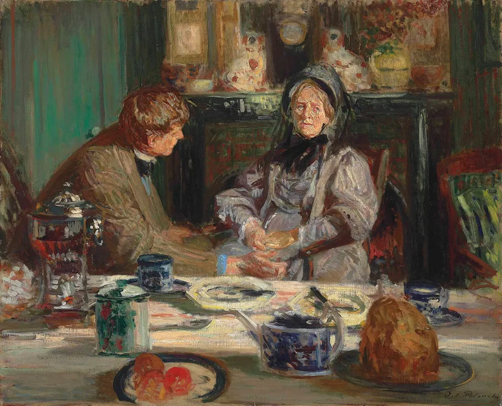 Le Peintre Sickert Et Sa Mere Petit Dejeuner A Neuville