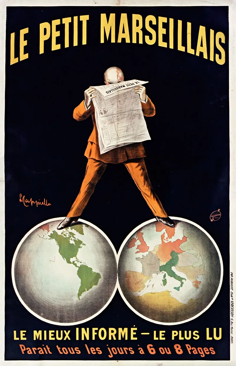 Le Petit Marseillais 2 Wall Art by Leonetto Cappiello - High-Resolution Digital Print