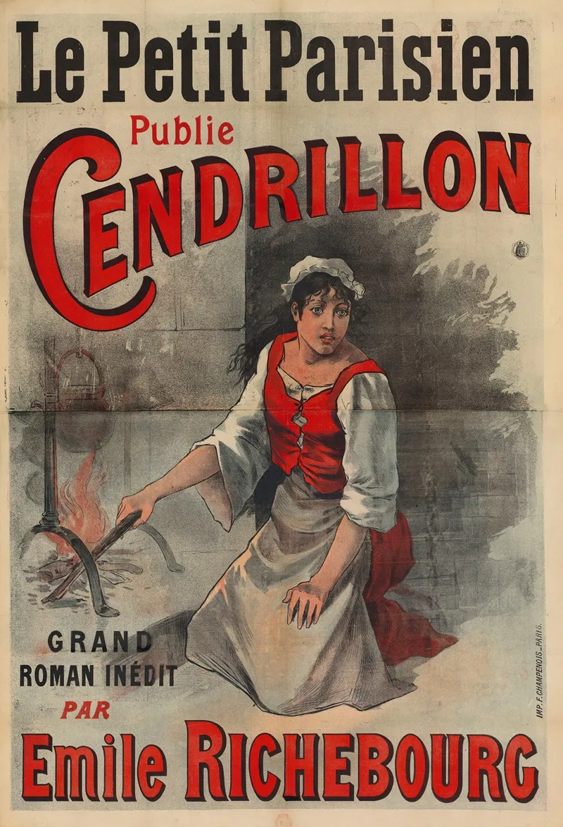 Le Petit Parisien Publie Cendrillon Grand Roman Inedit Par Emile Richebourg Wall Art by Anonymous - High-Resolution Digital Print