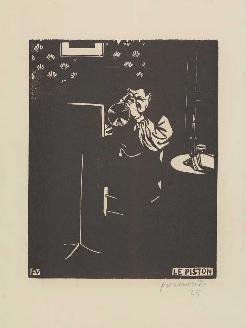 Le Piston Wall Art by Félix Vallotton - High-Resolution Digital Print