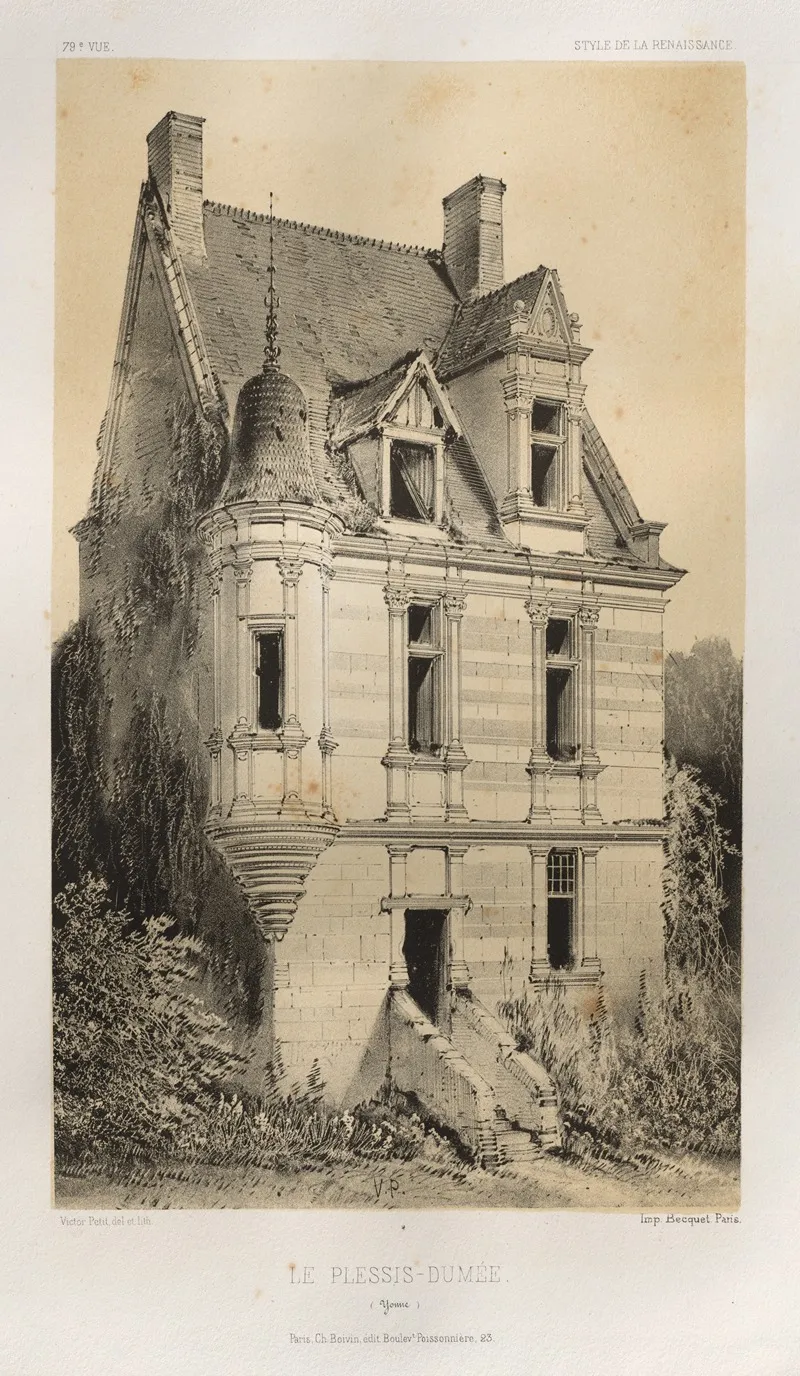 Le Plessis Dumee Yonne Wall Art by Victor Petit - High-Resolution Digital Print