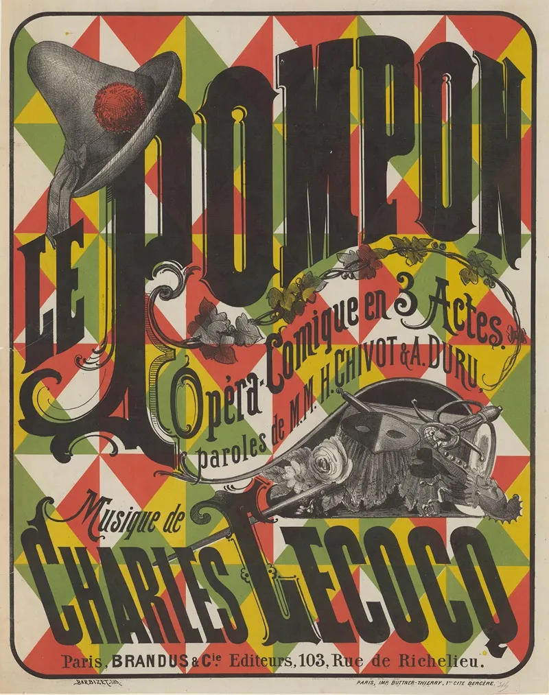Le Pompon Wall Art by Antoine Barbizet - High-Resolution Digital Print