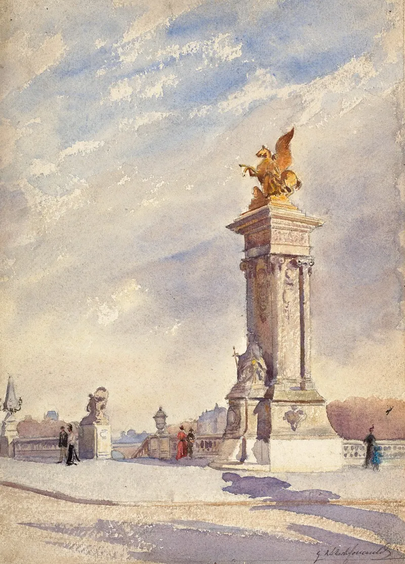 Le Pont Alexandre Iii Wall Art by Guy De La Rochefoucauld - High-Resolution Digital Print