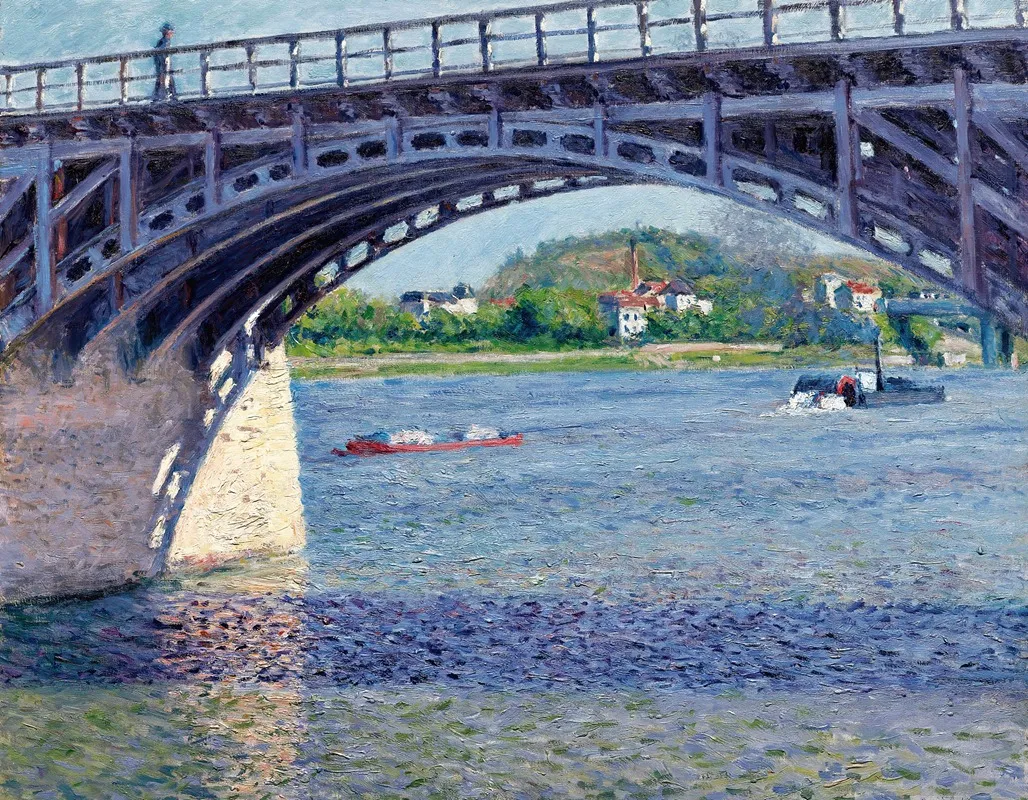 Le Pont Dargenteuil Et La Seine