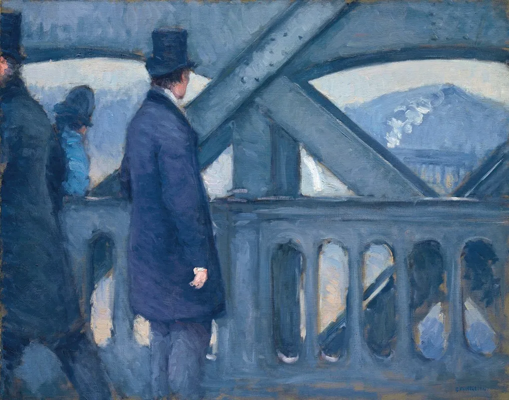 Le Pont De Leurope Wall Art by Gustave Caillebotte - High-Resolution Digital Print