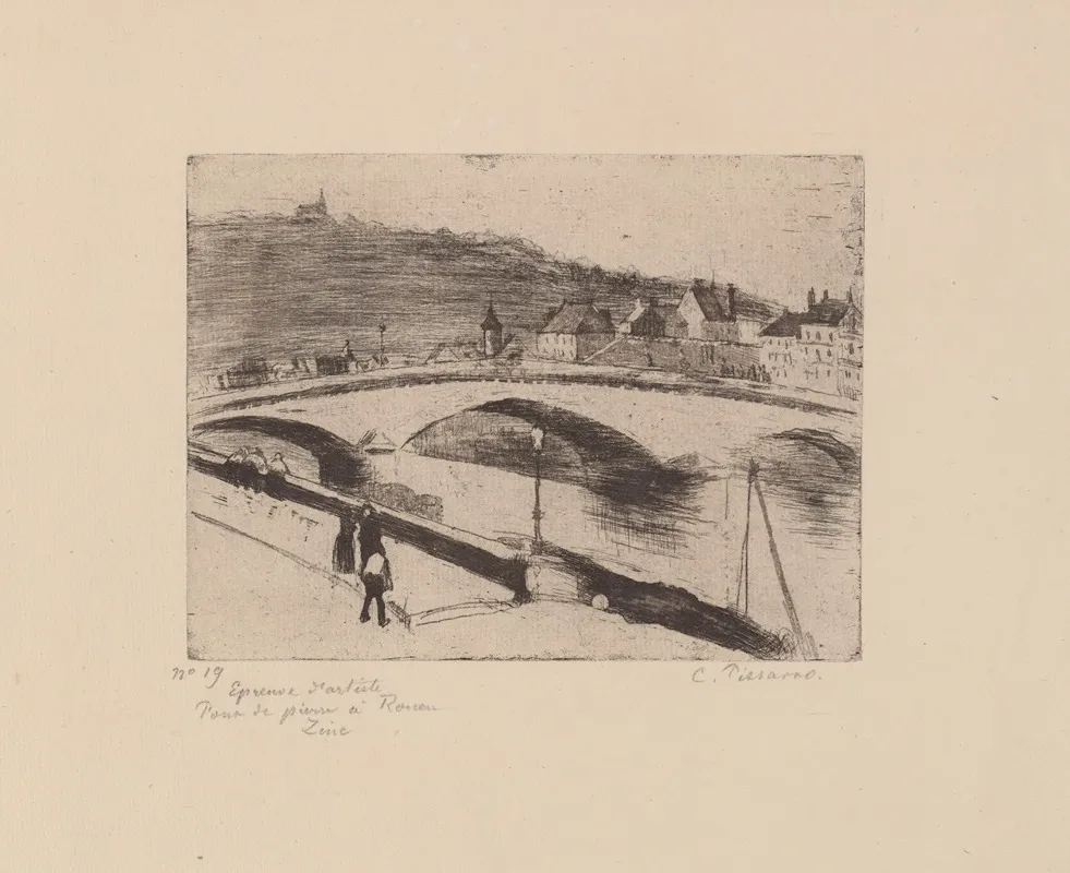 Le Pont De Pierre A Rouen