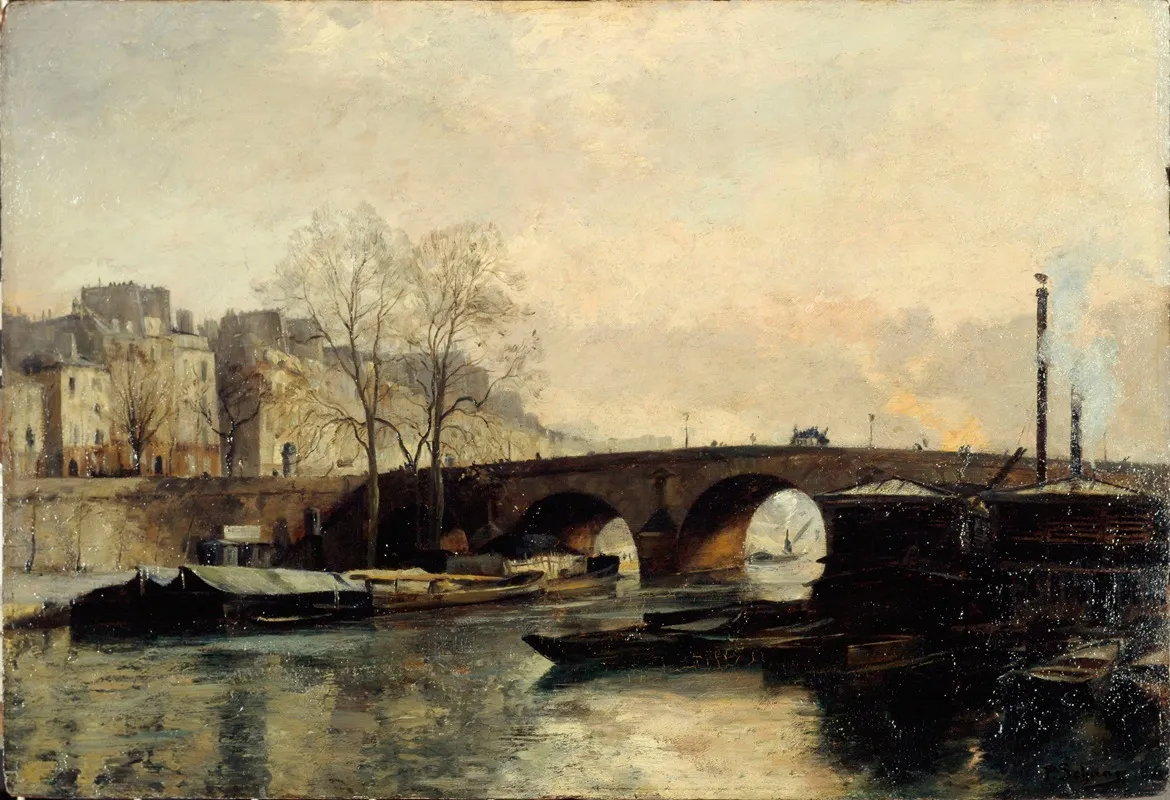 Le Pont Marie Vu Du Quai Des Celestins