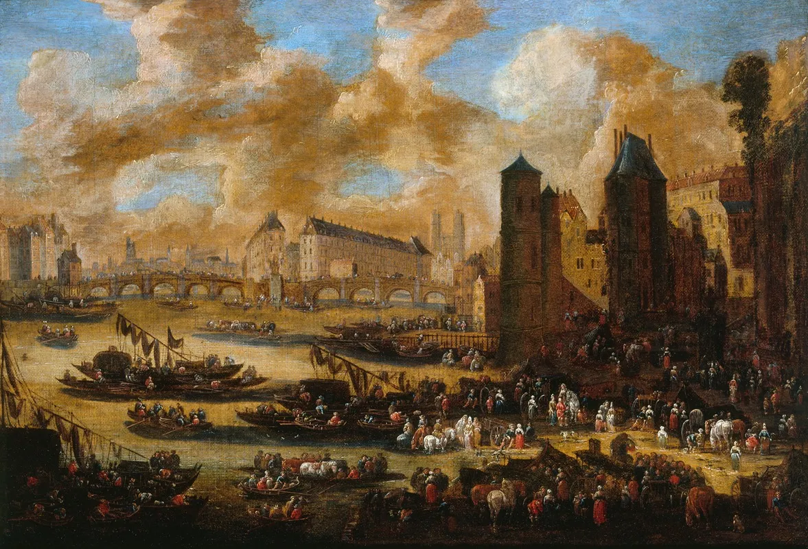 Le Pont Neuf La Cite La Tour Et La Porte De Nesle