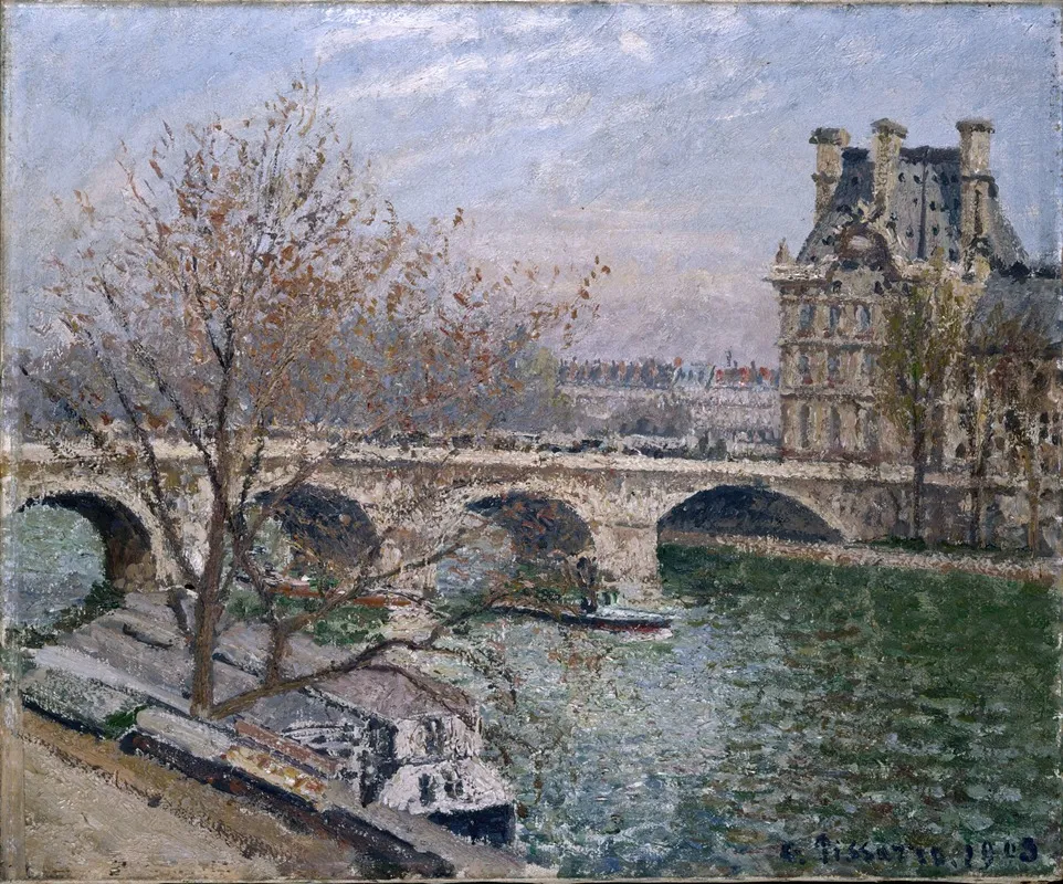 Le Pont Royal Et Le Pavillon De Flore