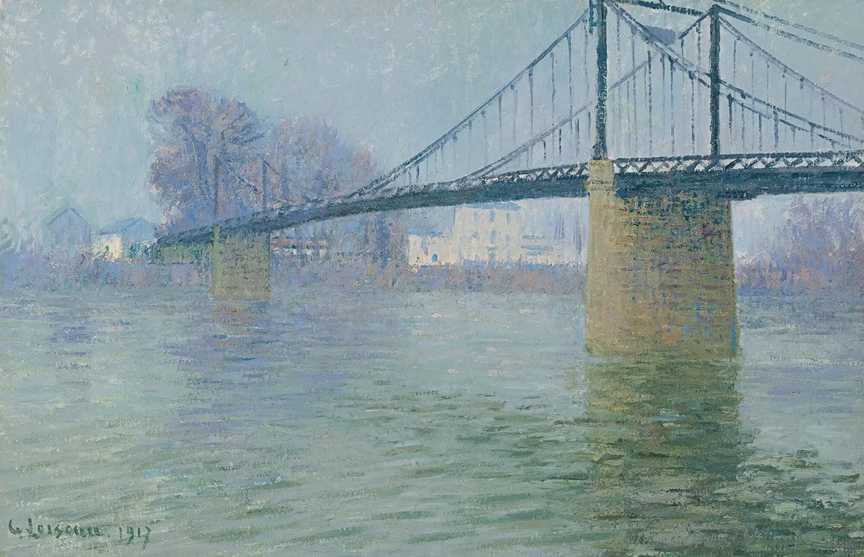 Le Pont Suspendu A Triel