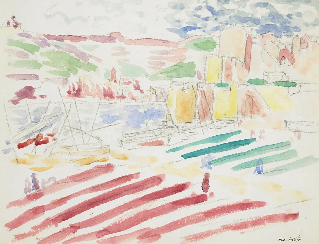 Le Port Collioure S Wall Art by Henri Matisse - High-Resolution Digital Print