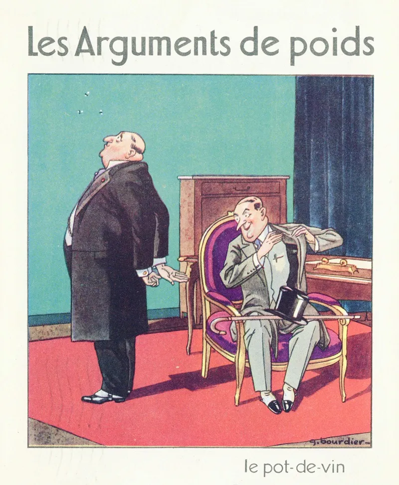 Le Pot De Vin Wall Art by G. Bourdier - High-Resolution Digital Print