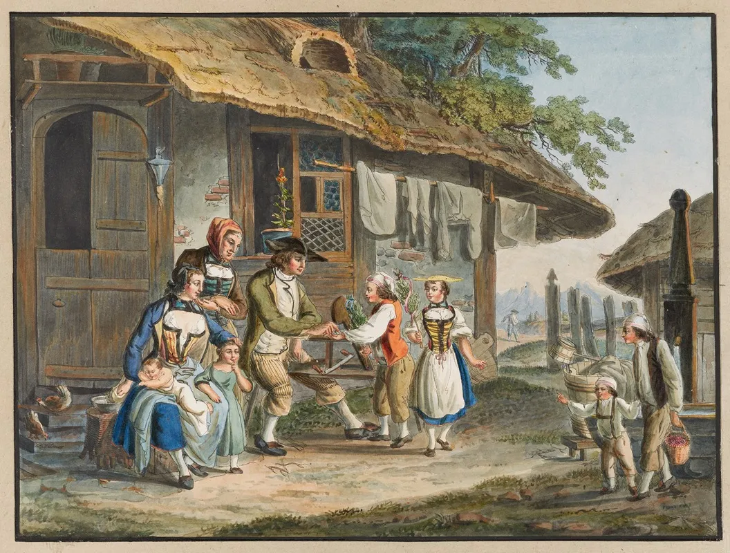 Le Printemps 5 by Johann Georg Volmar - High-Resolution Digital Print