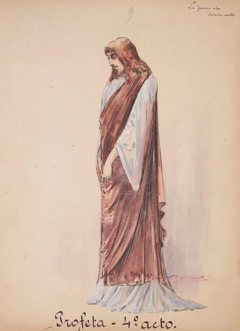 Le Prophete Douze Maquettes De Costumes 15