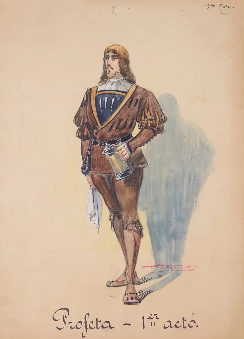 Le Prophete Douze Maquettes De Costumes 8