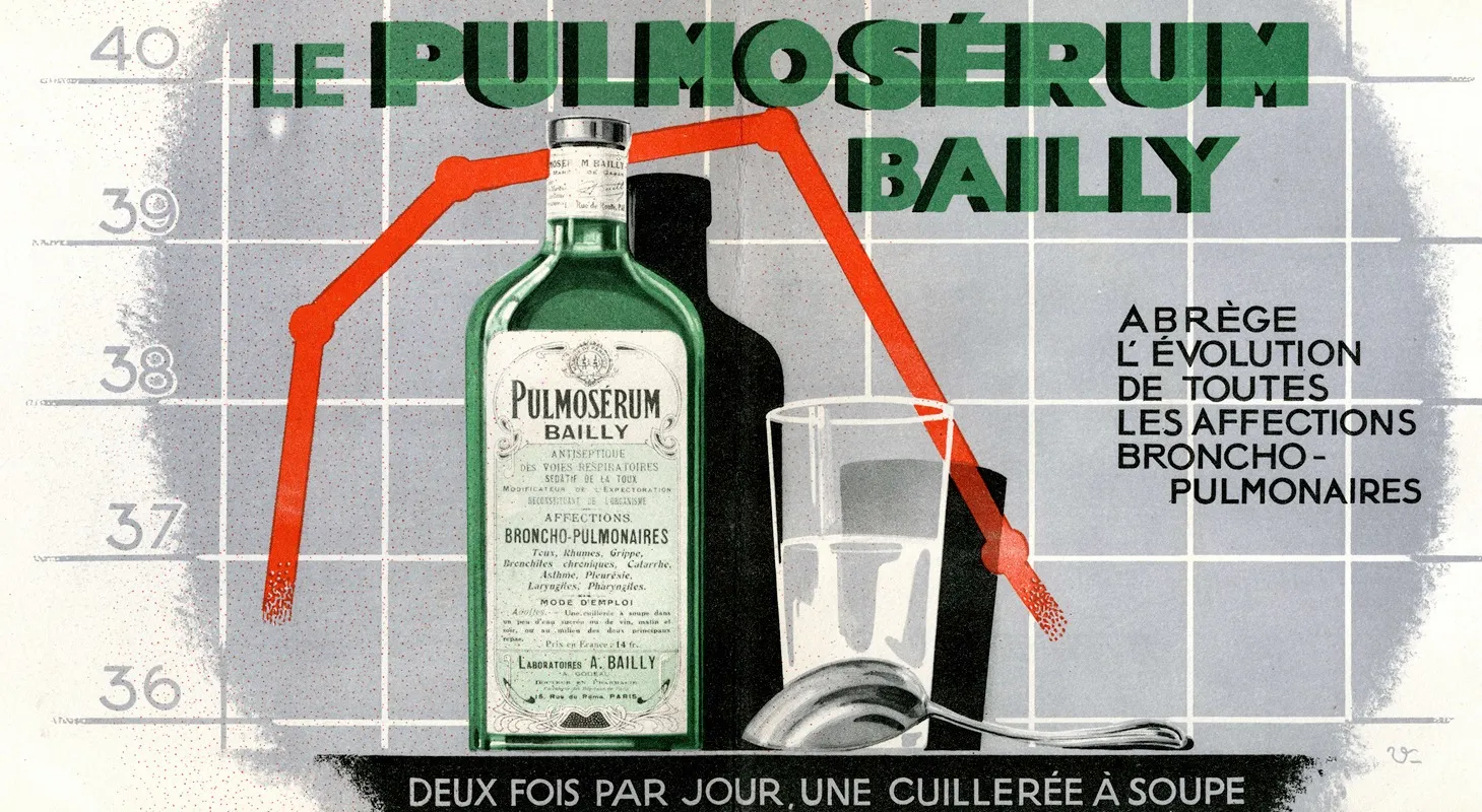 Le Pulmoserum Wall Art by Laboratoires Bailly - High-Resolution Digital Print