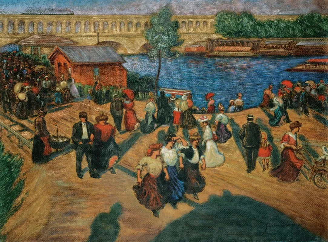 Le Quai De Javel Wall Art by Gaston Prunier - High-Resolution Digital Print
