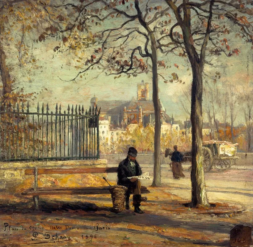Le Quai De Lhotel De Ville Vu De Lile De La Cite