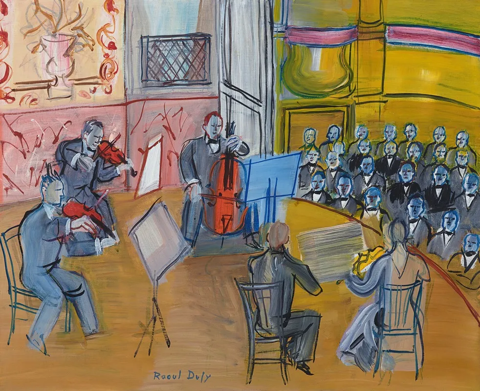 Le Quintette Wall Art by Raoul Dufy - High-Resolution Digital Print