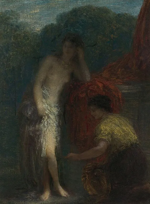 Le Repos 2 Wall Art by Henri Fantin-Latour - High-Resolution Digital Print