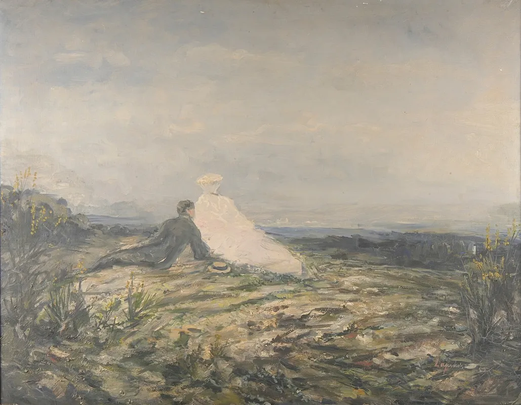 Le Repos Dans La Campagne Wall Art by Pierre Laprade - High-Resolution Digital Print