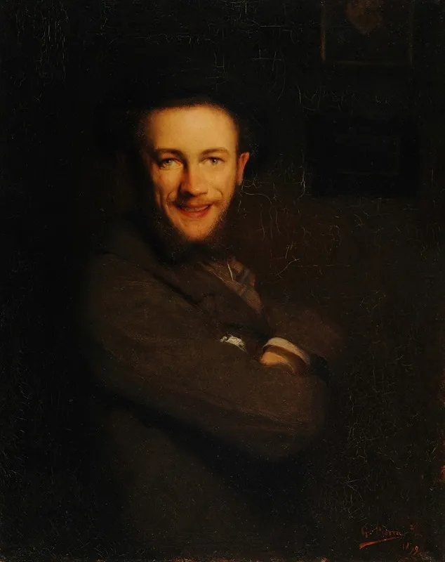 Le Rieur Autoportrait Wall Art by Gustave Pierre - High-Resolution Digital Print