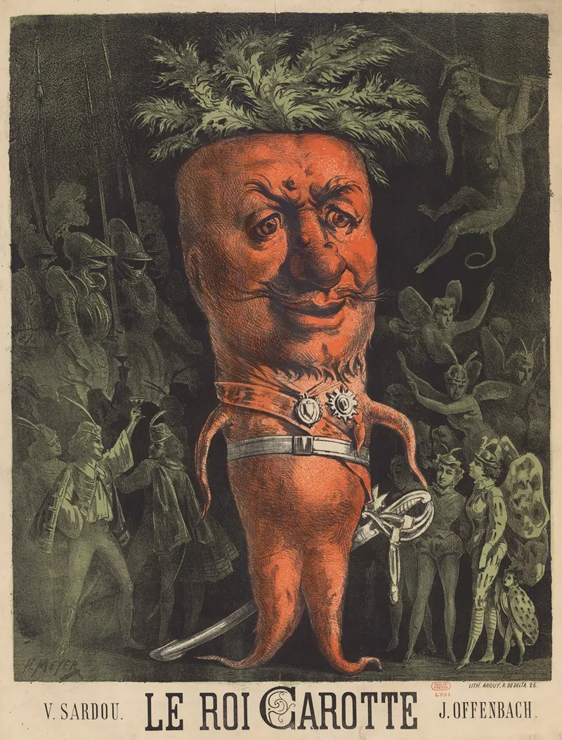 Le Roi Carotte Wall Art by Henri Meyer - High-Resolution Digital Print
