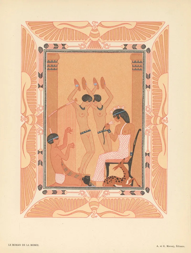 Le Roman De La Momie Wall Art by George Barbier - High-Resolution Digital Print