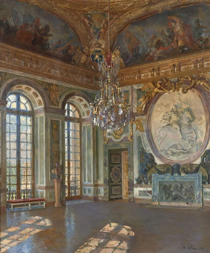 Le Salon De La Guerre A Versailles Wall Art by Maurice Lobre - High-Resolution Digital Print