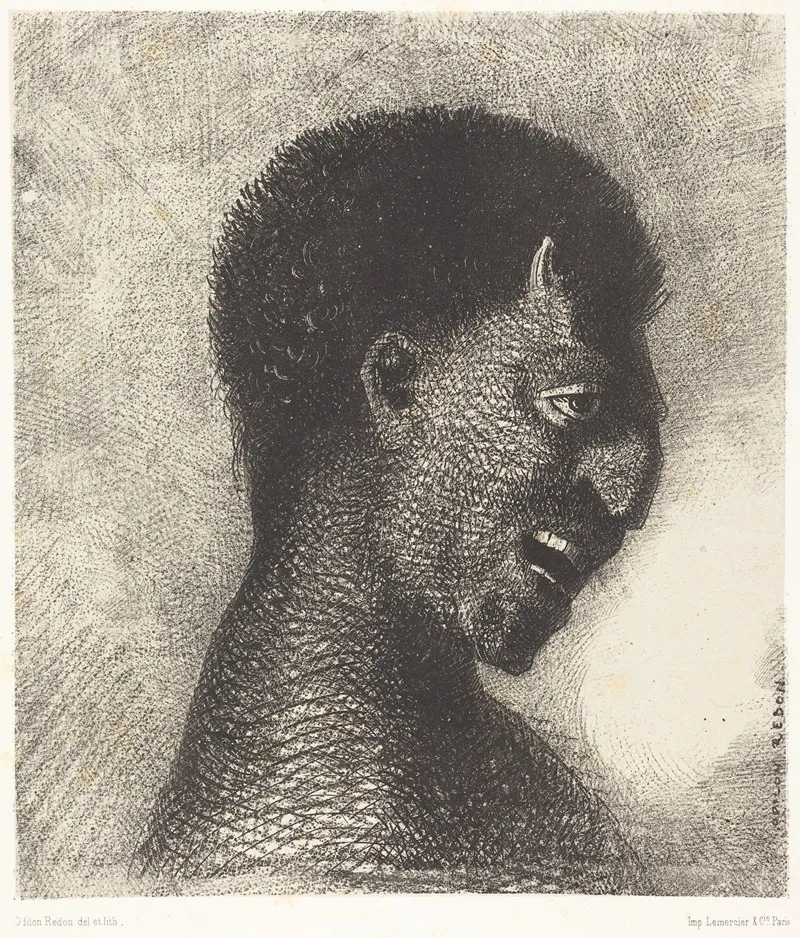 Le Satyre Au Cynique Sourire Wall Art by Odilon Redon - High-Resolution Digital Print