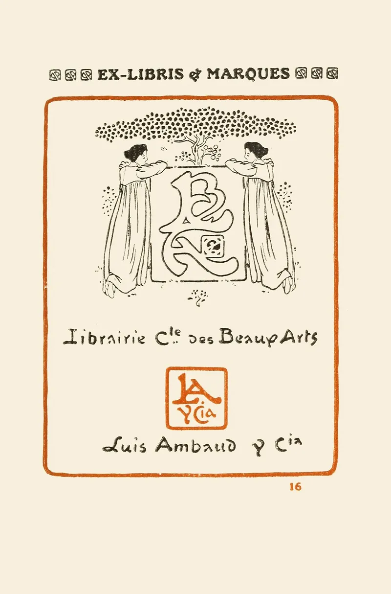 Le Second Livre Des Monogrammes Marques Cachets Et Es Libris Pl 14
