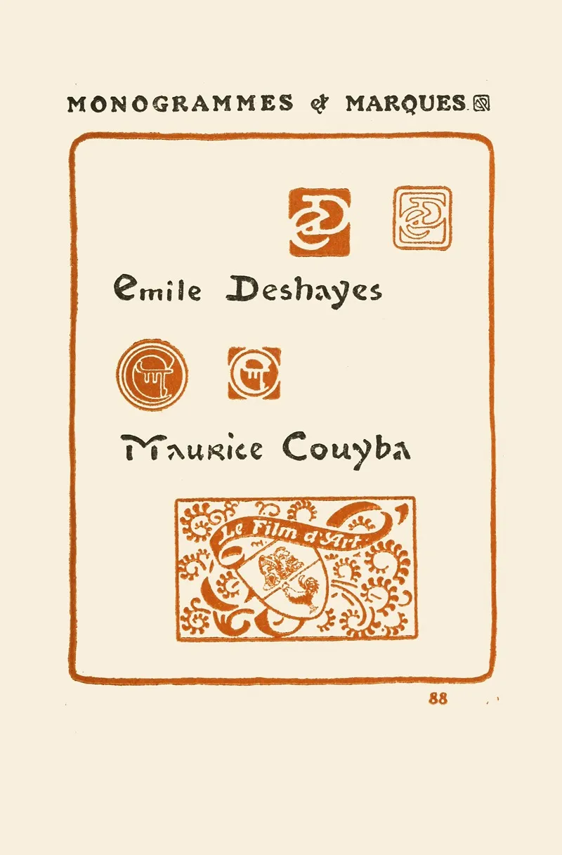 Le Second Livre Des Monogrammes Marques Cachets Et Es Libris Pl 86