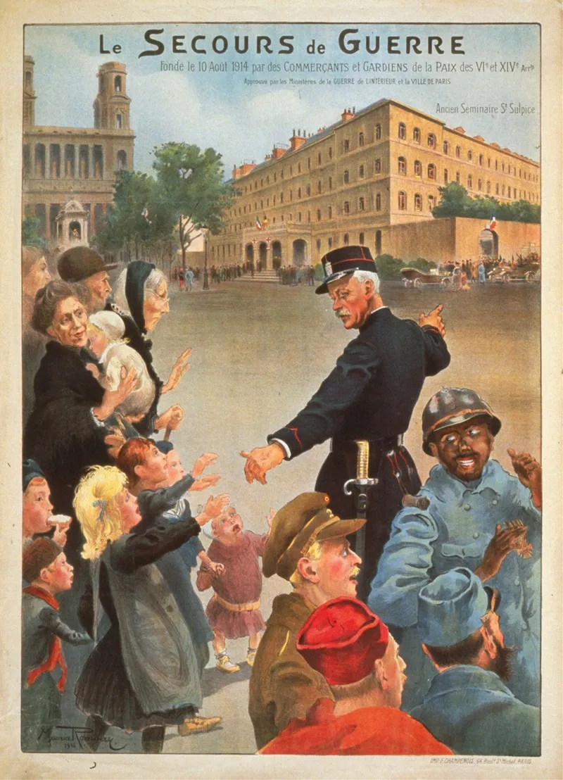 Le Secours De Guerre Wall Art by Maurice Romberg - High-Resolution Digital Print