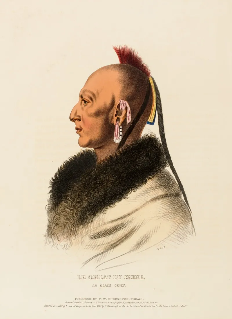 Le Soldat Du Chene An Osage Chief