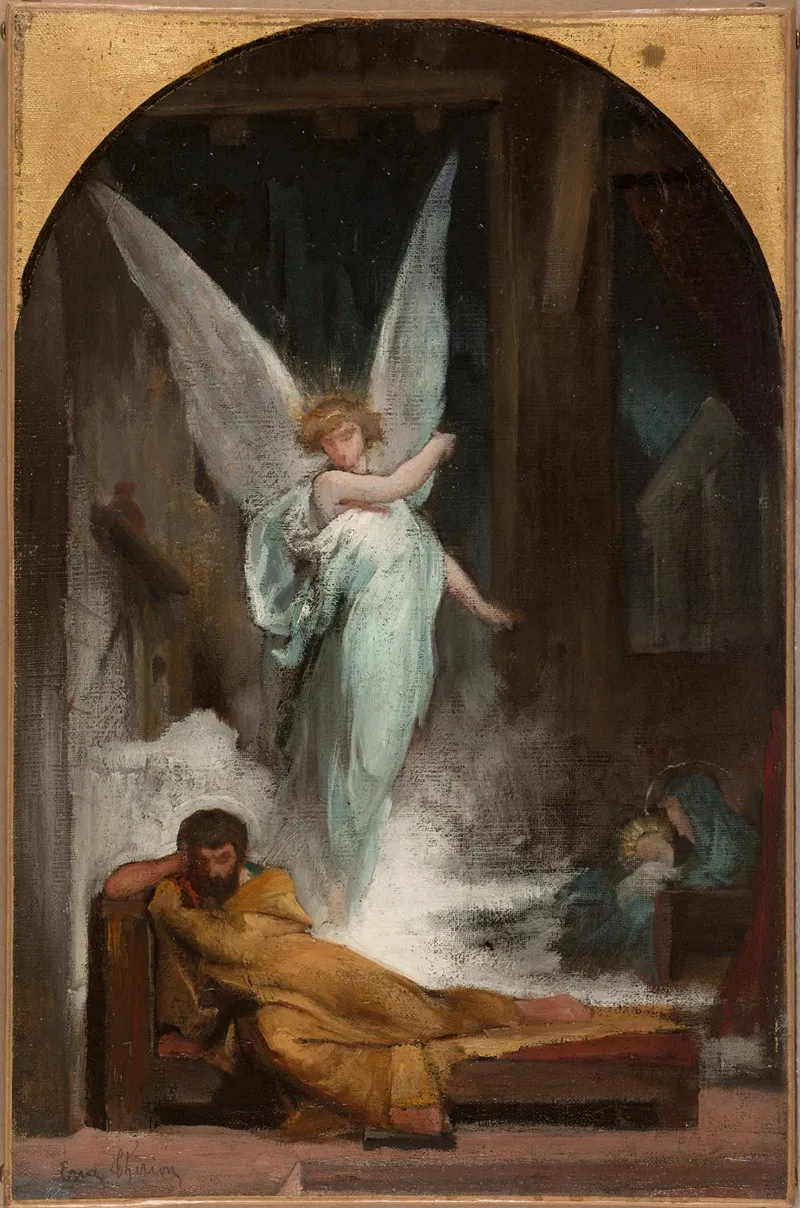 Le Songe De Saint Joseph Wall Art by Eugène Romain Thirion - High-Resolution Digital Print