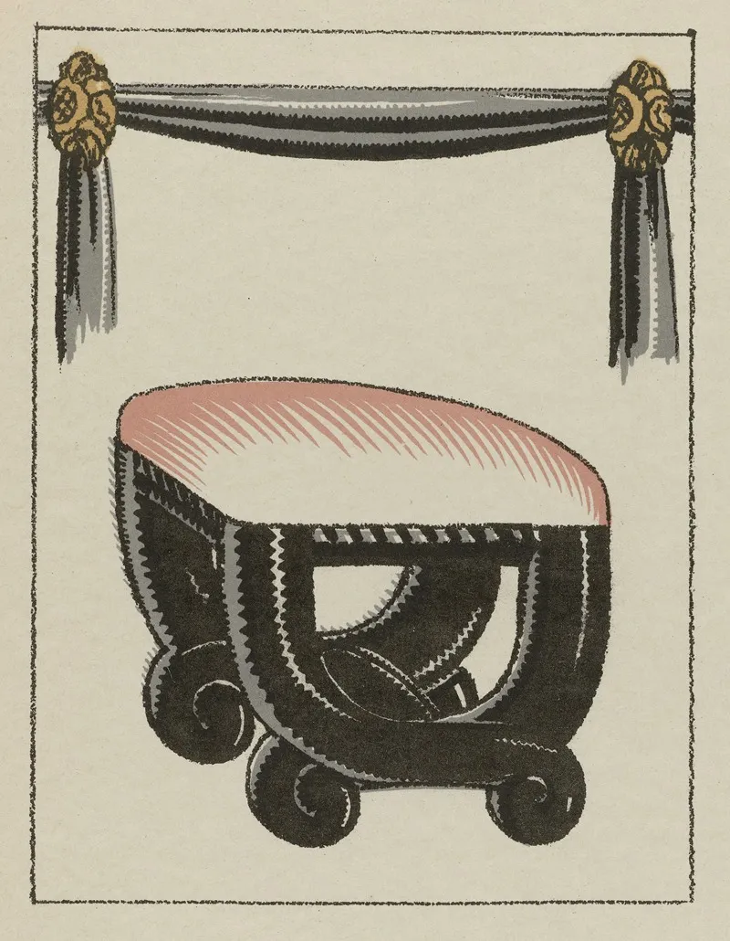 Le Tabouret Et Les Cache Clous