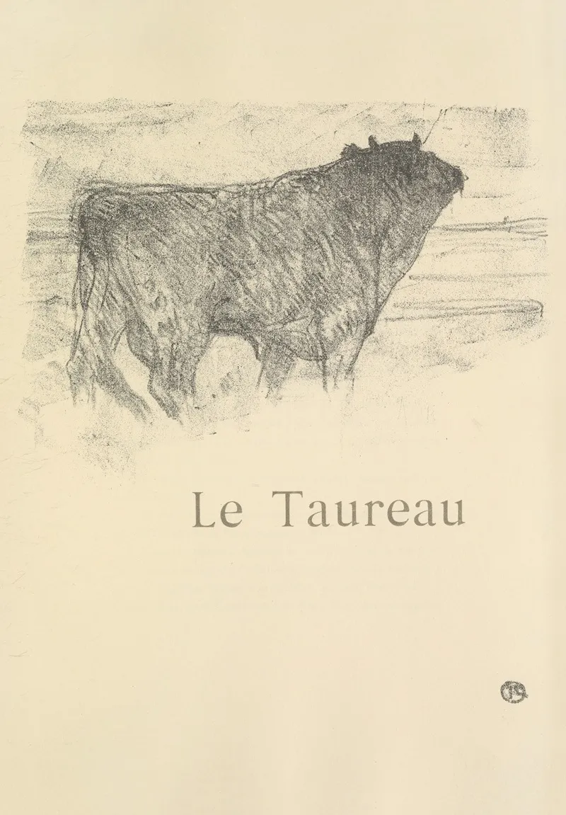 Le Taureau 3 Wall Art by Henri de Toulouse-Lautrec - High-Resolution Digital Print