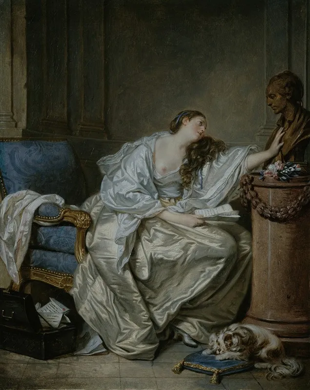 Le Tendre Ressouvenir Tender Memory Wall Art by Jean-Baptiste Greuze - High-Resolution Digital Print